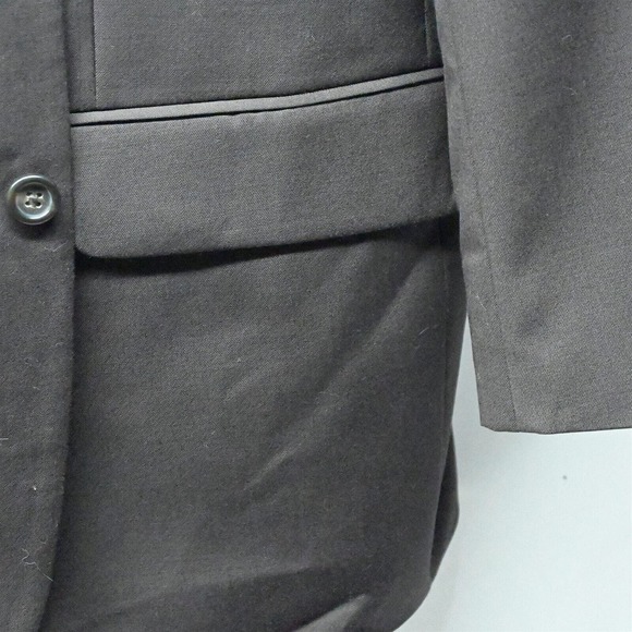 Joseph Feiss 46R Brown Superfine Wool 2 Button Blazer Suit Jacket Sport Coat - Picture 3 of 10